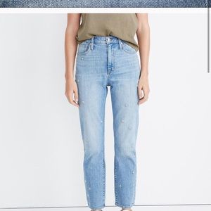 COPY - Madewell daisy embroidered jeans (new with…